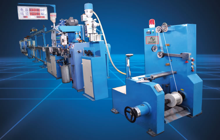 Chemical foaming wire&cable extrusion line